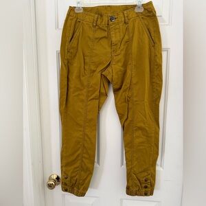 CAbi Women's Mustard Cropped Pants